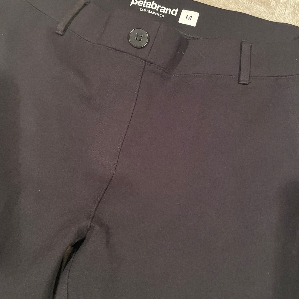Betabrand Classic Black pull on pants